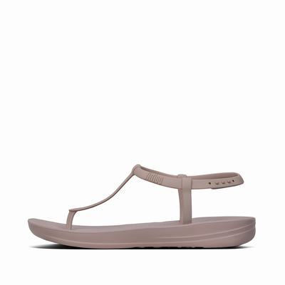 Fitflop Iqushion Splash Back-Strap - Flip Flops Damen - HellBraun (LSJ431629)